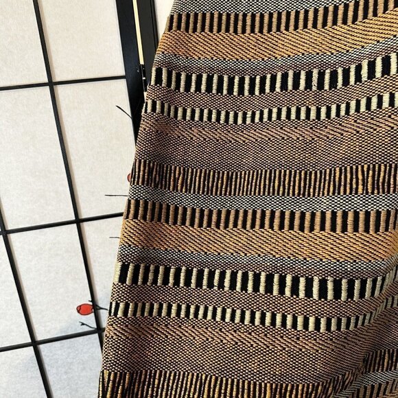 BURBERRY PRORSUM Runway SS12 Striped High Rise Pencil Tweed Knit Skirt Size S - Picture 8 of 13